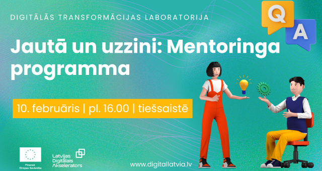 Jautājumu un atbilžu sesija: Mentoringa programma