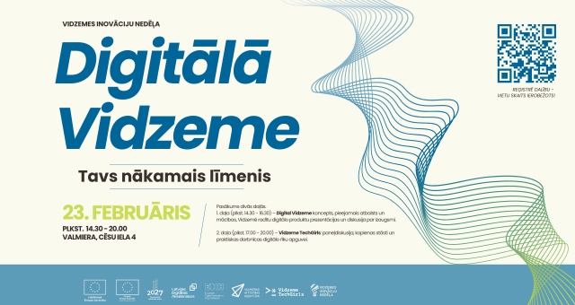 “Digitālā Vidzeme - Tavs nākamais līmenis”