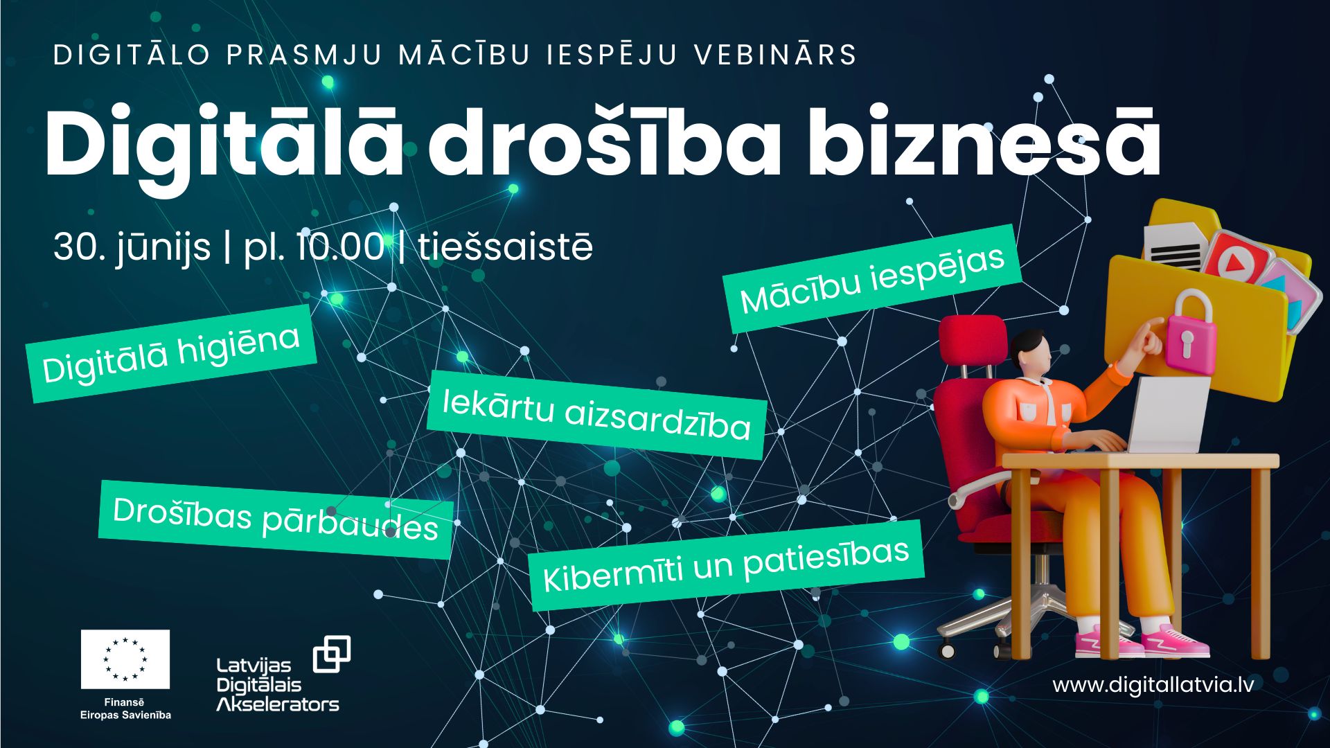 Vebinārs "Digitālā drošība biznesā"