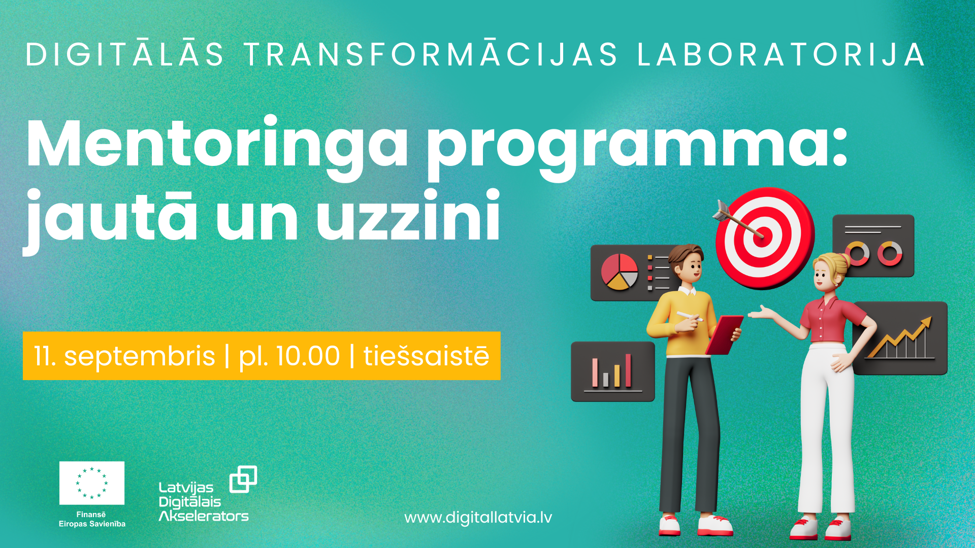 Mentoringa programma ar 100% atbalsta intensitāti uzņēmumiem – Q&A sesija 11. septembrī