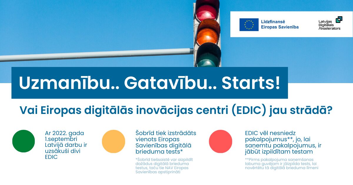 Vai Eiropas digitālās inovācijas centri jau strādā?