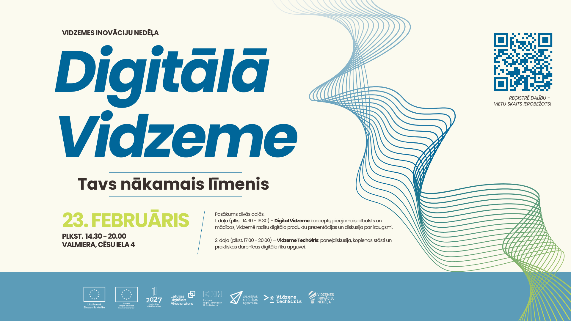 Vidzemei top vienota digitālās informācijas telpa - aicina uz pasākumu “Digitālā Vidzeme - Tavs nākamais līmenis”