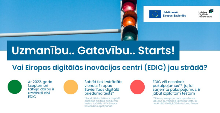 Vai Eiropas digitālās inovācijas centri jau strādā?