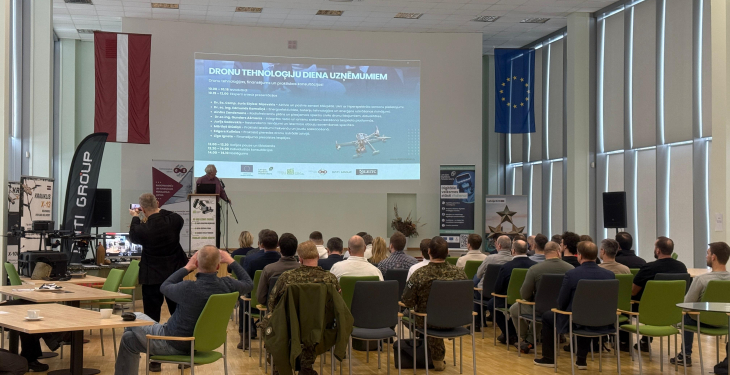 Dronu tehnoloģijas kā biznesa instruments: uzņēmēji pulcējas tematiskajā pasākumā